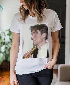 Cillian Murphy With His Golden Globe Photo Vintage T Shirt