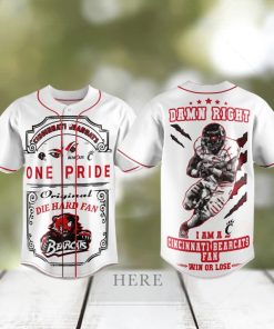 Cincinnati Bearcats Classic All Over Print Baseball Jersey