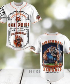 Cincinnati Bengals Classic Full Printed Baseball Jersey