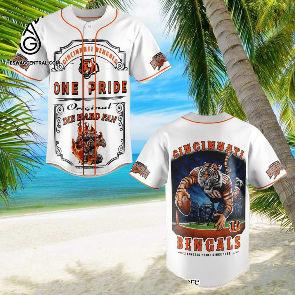 Cincinnati Bengals Classic Full Printed Baseball Jersey Cincinnati Bengals Classic Full Printed Baseball Jersey