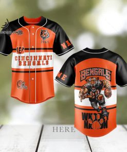 Cincinnati Bengals Classic Full Printing Baseball Jersey