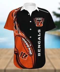 Cincinnati Bengals Engulfed in Fireball on Hawaiian Shirt