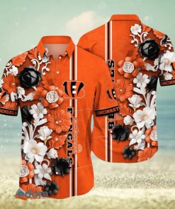 Cincinnati Bengals Hawaii Shirt Flower Aloha Football Team Summer Gift