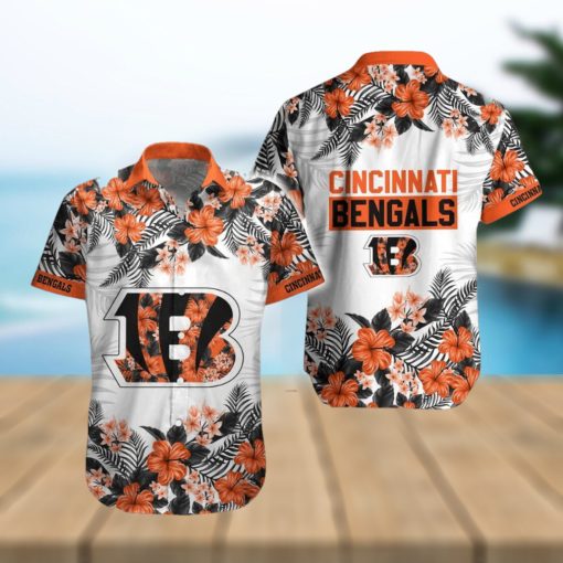 Cincinnati Bengals Hawaiian Shirt Short Combo Set Tropical Style