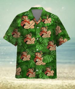 Cincinnati Bengals Leprechaun St Patricks Day Button Up Hawaiian Shirt