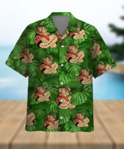 Cincinnati Bengals Leprechaun St Patricks Day Button Up Hawaiian Shirt