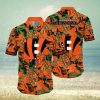 Cincinnati Bengals Short Sleeve Button Up Tropical Hawaiian Shirt VER03