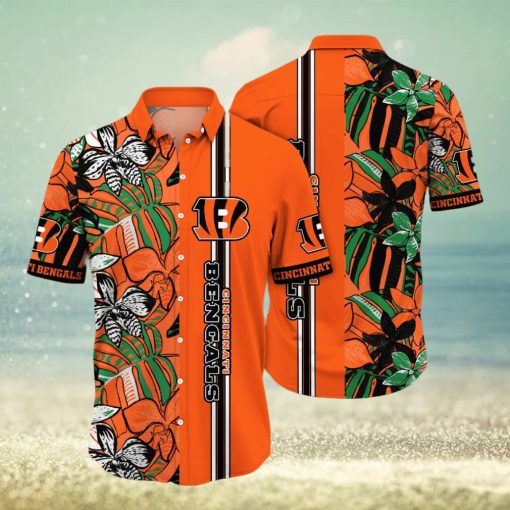 Cincinnati Bengals NFL Hawaiian Shirt Evening Strolls Aloha Shirt