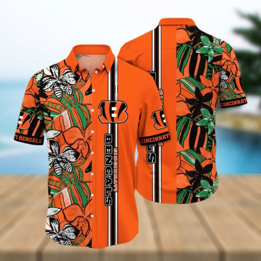 Cincinnati Bengals NFL Hawaiian Shirt Evening Strolls Aloha Shirt