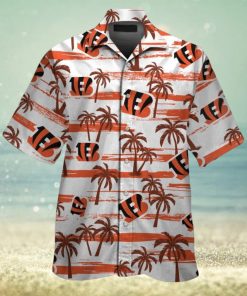 Cincinnati Bengals Short Sleeve Button Up Tropical Hawaiian Shirt VER027