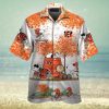 Cincinnati Bengals Short Sleeve Button Up Tropical Hawaiian Shirt VER027