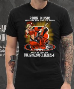 Cincinnati Bengals rock music keep my soul forever young shirt