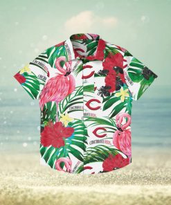 Cincinnati Reds Flamingo Hawaiian Shirt