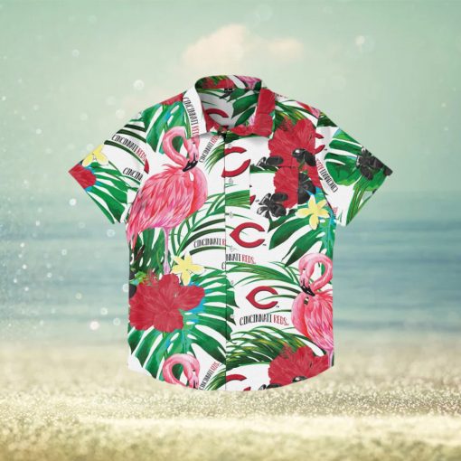 Cincinnati Reds Flamingo Hawaiian Shirt