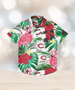 Cincinnati Reds Flamingo Hawaiian Shirt