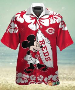 Cincinnati Reds Hawaiian Shirt Mickey Mouse Cool Hawaiian Shirts