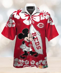 Cincinnati Reds Hawaiian Shirt Mickey Mouse Cool Hawaiian Shirts