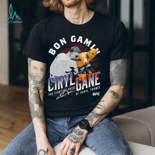 Ciryl Gane UFC bon gamin the fighting pride of Paris vintage shirt
