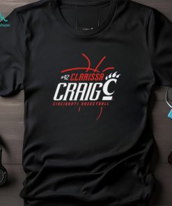 Clarissa Craig Uc Down The Paint Cincinnati basketball t shirt