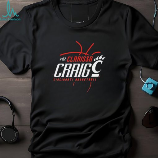 Clarissa Craig Uc Down The Paint Cincinnati basketball t shirt