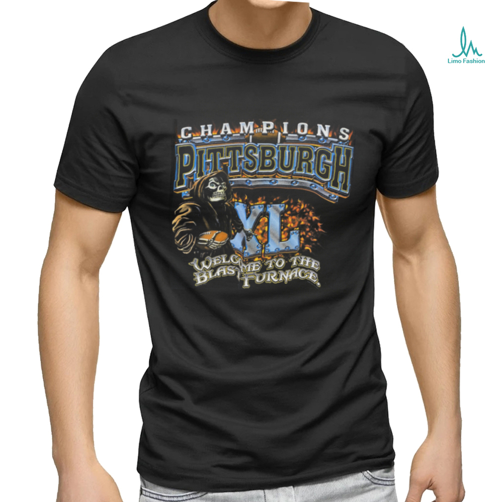 Classic Pittsburgh Steelers Super Bowl XL Reaper Tshirt Classic Pittsburgh Steelers Super Bowl XL Reaper Tshirt