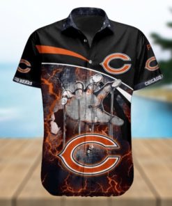 Classic Short Sleeve NFL Chicago Bears Hawaiian Shirt