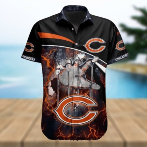 Classic Short Sleeve NFL Chicago Bears Hawaiian Shirt