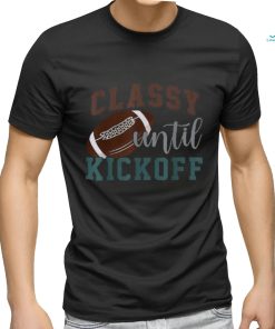 Classy Until Kickoff American Football Leopard Style Shirt