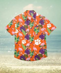 Clemson Tigers Floral Hawaiian Shirt