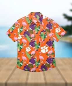 Clemson Tigers Floral Hawaiian Shirt