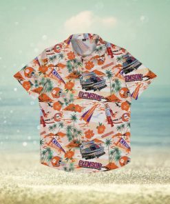 Clemson Tigers Thematic Stadium Print Hawaiian Shirt