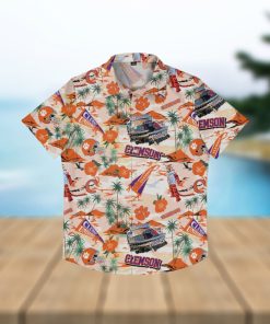 Clemson Tigers Thematic Stadium Print Hawaiian Shirt