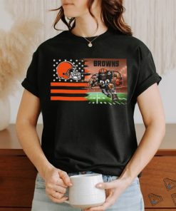 Cleveland Brown Football Team Mascot Flag 2024 T shirt