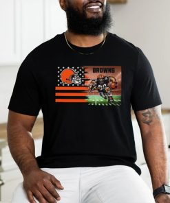 Cleveland Brown Football Team Mascot Flag 2024 T shirt