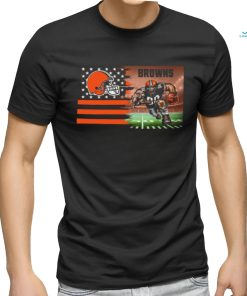 Cleveland Brown Football Team Mascot Flag 2024 T shirt