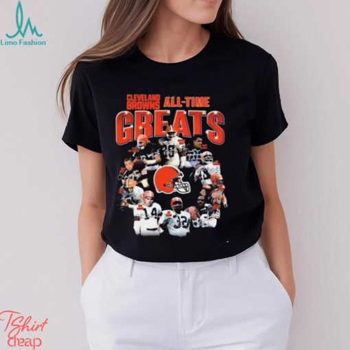 Cleveland Browns All Time Greats Signatures 2023 Shirt