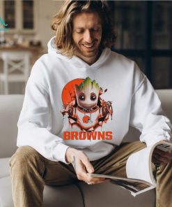 Cleveland Browns Baby Groot Blood Inside Me Shirt