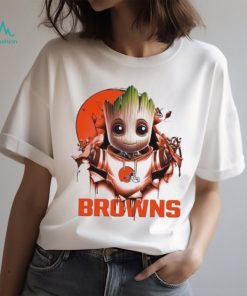 Cleveland Browns Baby Groot Blood Inside Me Shirt