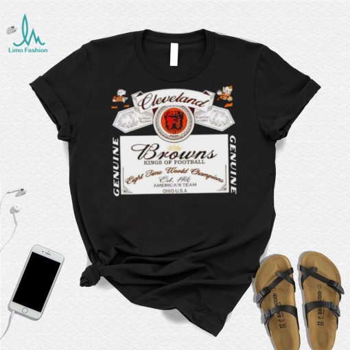 Cleveland Browns Kings of football eight time World Champions shirt