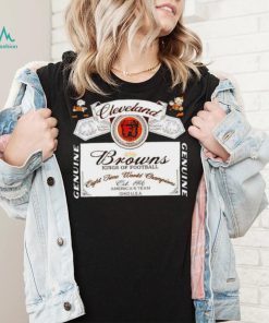 Cleveland Browns Kings of football eight time World Champions shirt