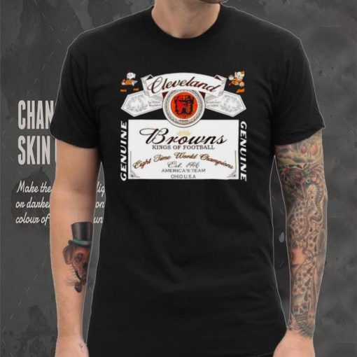 Cleveland Browns Kings of football eight time World Champions shirt