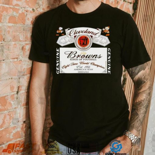 Cleveland Browns Kings of football eight time World Champions shirt