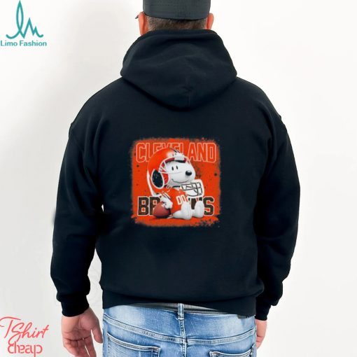 Cleveland Browns Mix Snoopy T Shirt