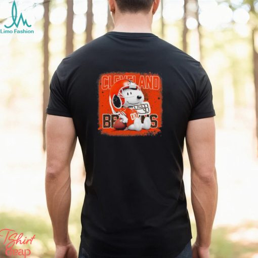 Cleveland Browns Mix Snoopy T Shirt