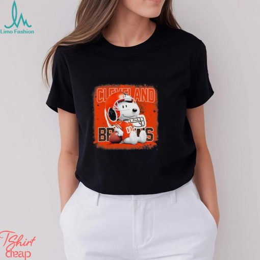 Cleveland Browns Mix Snoopy T Shirt