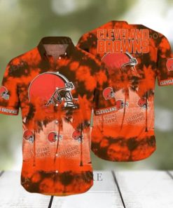 Cleveland Browns NFL Hawaiian Shirt Tropical Patterns For Fans