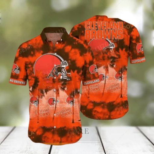 Cleveland Browns NFL Hawaiian Shirt Tropical Patterns For Fans