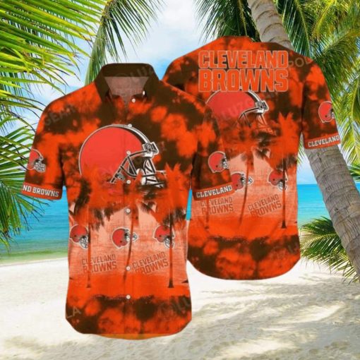 Cleveland Browns NFL Hawaiian Shirt Tropical Patterns For Fans