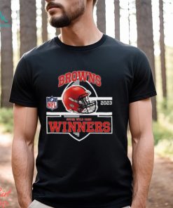 Cleveland Browns Winners Champions 2023 Super Wild Card NFL Divisional Helmet Logo Classic T Shirt