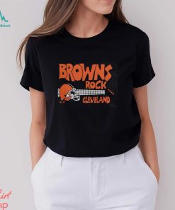 Cleveland Browns football NFL guitar rock shirt